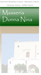 Mobile Screenshot of masseriadonnanina.com